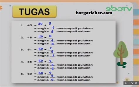 Jawaban Soal Sbo Tv Maret Kelas Sd