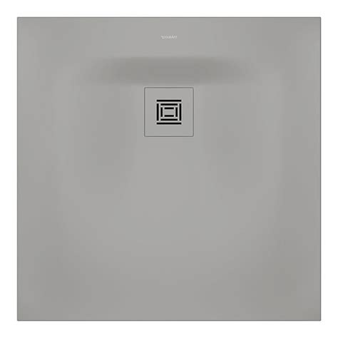 Duravit Sustano 800 X 800mm Square Shower Tray Matt Light Grey