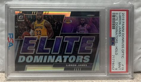 Panini Donruss Optic Elite Dominators Holo Prizm Lebron