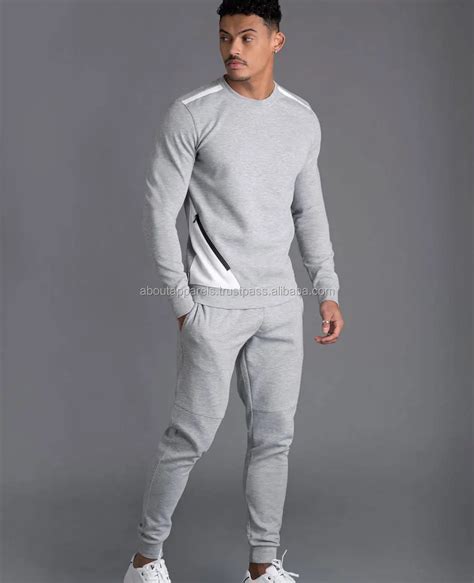 Wholesale Blank Jogging Suits Mens Sweat Suit Custom Made Tracksuits