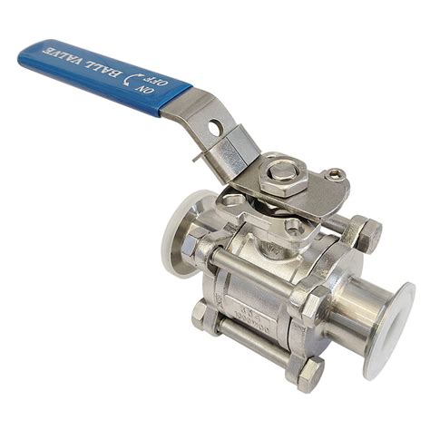 Sanitary Fluorine Lined Piece Ball Valve From China Manufacturer