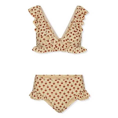 Konges Sloejd Mommy Bikini Peony Poppyflower Red