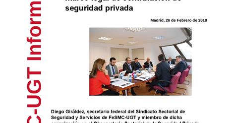 SECCIO SINDICAL UGT SECURITAS CATALUNYA FeSMC UGT INFORMA Desayuno De