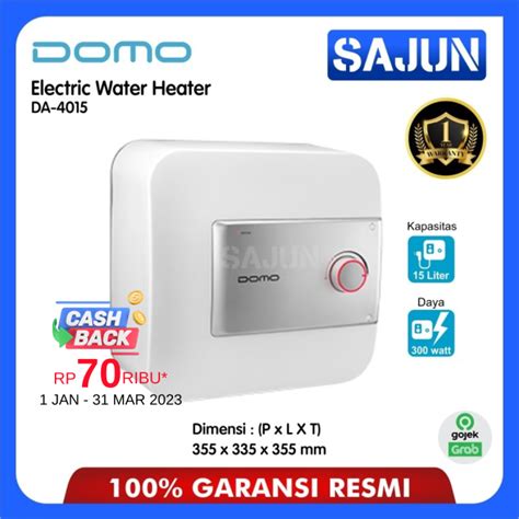 Domo Electric Water Heater Liter Da Pemanas Air Listrik Da