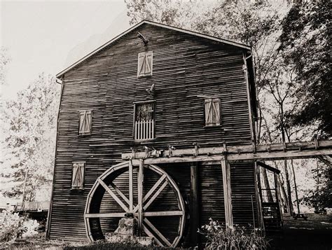 Wolf Creek Grist Mill Vintage Photograph By Dan Sproul Fine Art America