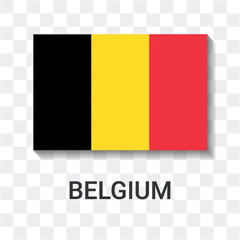 Premium Vector Flag Of Belgium Icon Vector Illustration