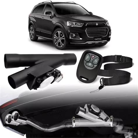 Difusor De Escapamento Esportivo Preto Chevrolet Gm Captiva