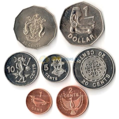 Соломоновы острова 2005 набор 7 монет