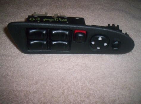 Sell Chevy Malibu Dr Sdn Main Power Window Switch In