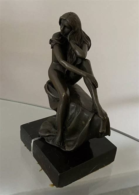 Bronze Sculpture Signed Sculpture Milo Sculpture Erotic Nude Etsy