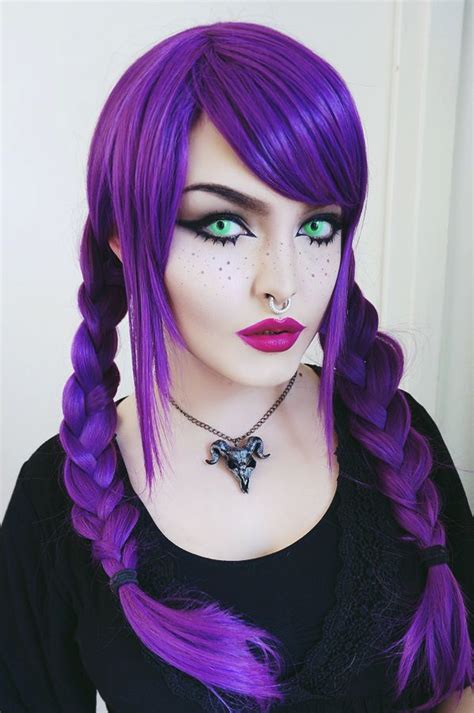 I Love It Purple Hair Goth Beauty Beauty Purple Hair