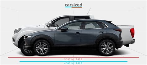 Dimensions Mazda Cx Present Vs Nissan Navara Present