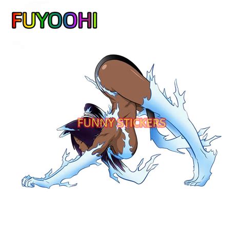 FUYOOHI Bleach Shihouin Yoruichi Sexy Waifu Hentai Car Sticker Car Accessories Decal Air Condit