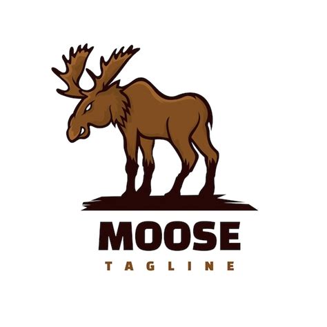 Premium Vector Moose Mascot Logo