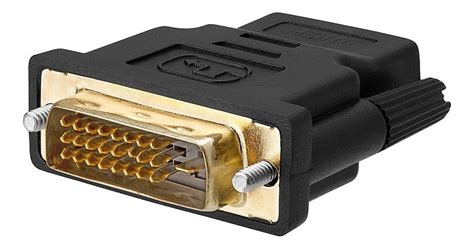 Conector Adaptador Dvi I Macho A Hdmi Hembra Fullhd Video Tv