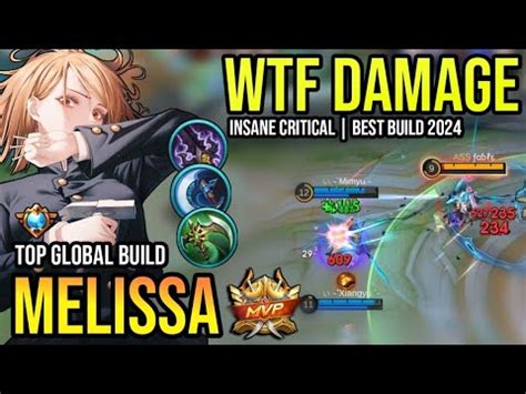 Melissa Best Build Top Global Melissa Gameplay Mobile Legends