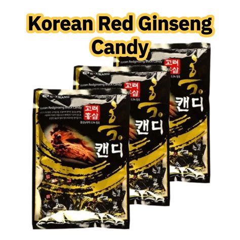 Ilkwang Korean Red Ginseng Black Candy 300g Shopee Singapore