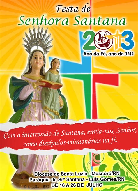 Nossa Jos Da Penha Rn Festa De Senhora Santana Devotos Homenageiam