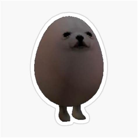 "Eggdog meme" Sticker for Sale by the-al-foil | Redbubble