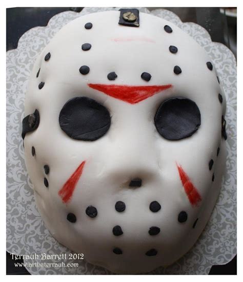 Friday the 13th cake... Hot! Scary Halloween Cakes, Scary Cakes ...