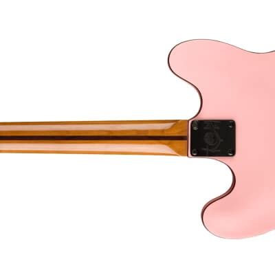 Fender Tom Delonge Starcaster Satin Shell Pink Reverb