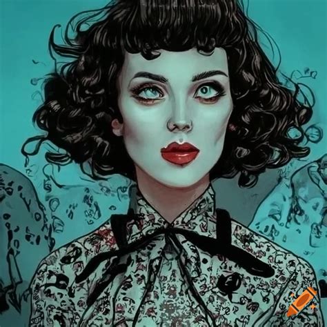 Villainess From Noir Graphic Novel By Norman Rockwell On Craiyon