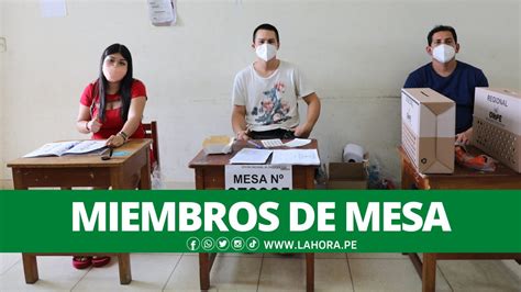 Miembros de mesa aún pueden inscribirse para recibir bono de S 120