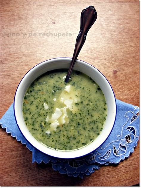 Sopa de berros y limón Laube Leal