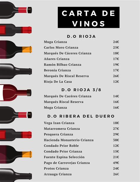 Carta Digital QR Carta Vinos El Barrio Valdemoro