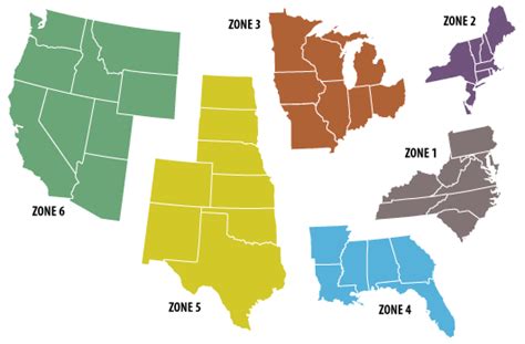 Usps Zone Chart Map