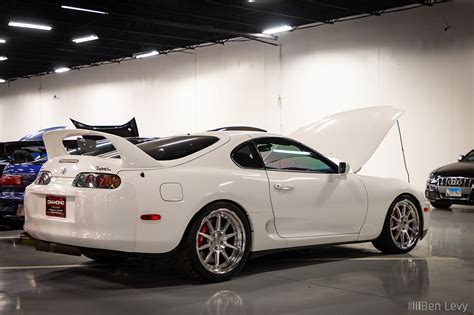 White Mk4 Toyota Supra At Lowend Garage Chicago Takeover BenLevy