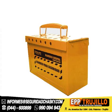 Caja De Bloqueo Grupal Epp Trujillo Trujillo 3m Chasky Epp