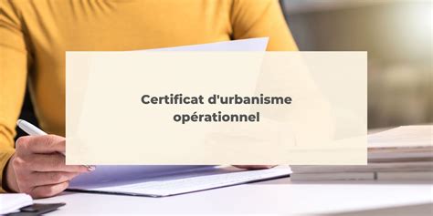 Certificat Durbanisme Dinformation Tout Savoir Urbassist