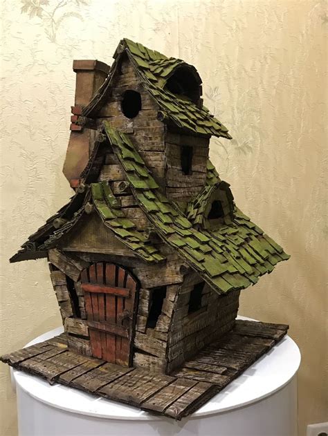 Pin By Pawel Cybulski On Kuchnia Fairy House Diy Cardboard House