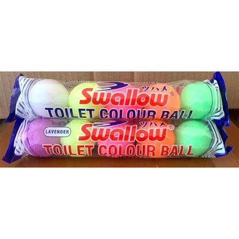 Jual Swallow Kamper Warna Warni Swallow Ball Toilet Colour Isi 5