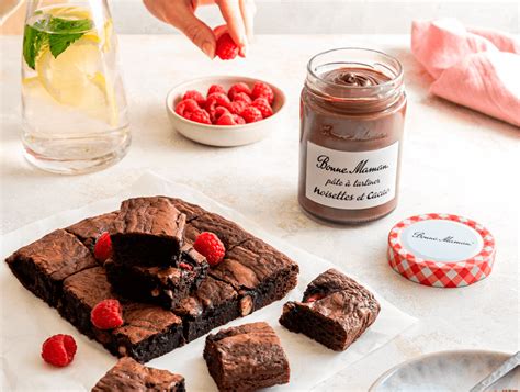 Brownie à la Pâte à Tartiner Noisettes et Cacao Bonne Maman