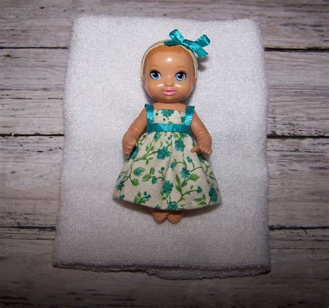 Handmade Krissy Doll Clothes Floral Dress And Headband For Fashion Doll