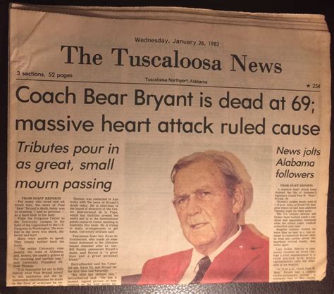 Bear Bryant Coaching History