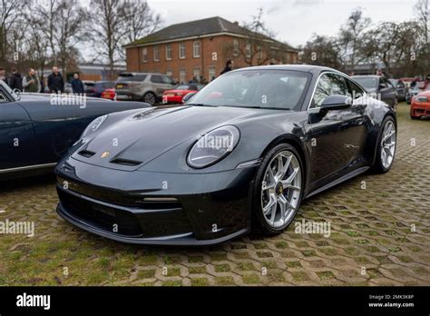2022 Porsche 911 GT3 Touring, on display at the January Scramble held