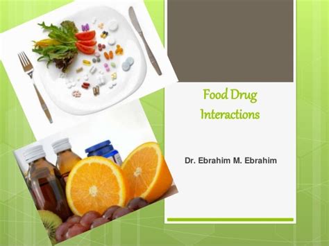 Common Food Drug Interactions