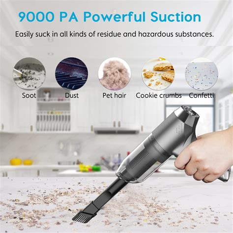 Aorika Car Vacuum Cleaner Cordless Handheld Vacuumandair Duster 9000pa