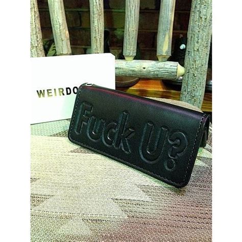 WEIRDO ウィアード No 039 WEIRDO LONG WALLET FUCK U BLACK we welwfub Magic U 通販 Yahoo ショッピング