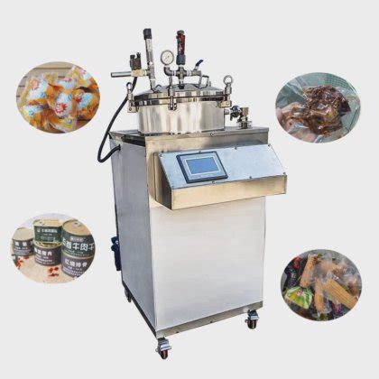 High Temperature Autoclave Sterilizer Bottle Canned Food Vertical