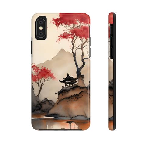 Japanese Sepia Ink iPhone Cases, Ancient Japan, Protective Phone Case ...