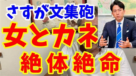 進次郎君！文春砲炸裂！女性問題とカネ！ Youtube