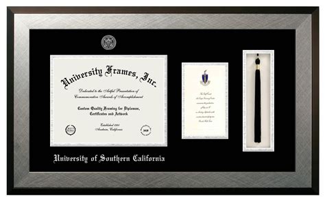 University Of Southern California Diploma Frame With Announcement