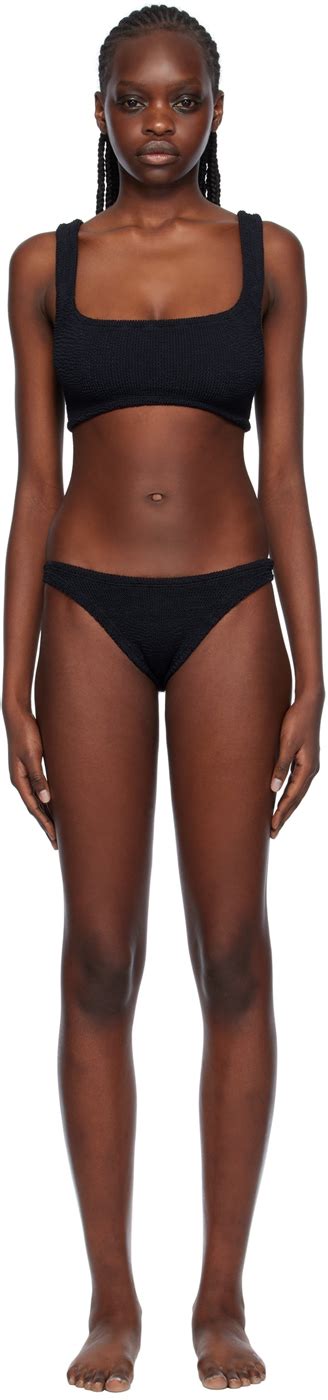 Hunza G Xandra Bikini Black Editorialist