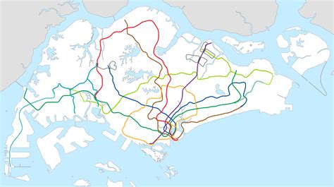 singapore mrt + lrt map in the future (no station) : r/TransitDiagrams