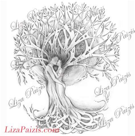 Tree of Love art print of tree lovers romantic art | Shop