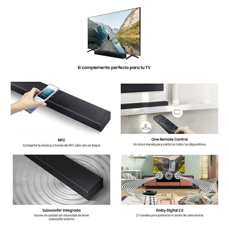Soundbar Samsung HW-T400 Bluetooth 40W Negra | You Get